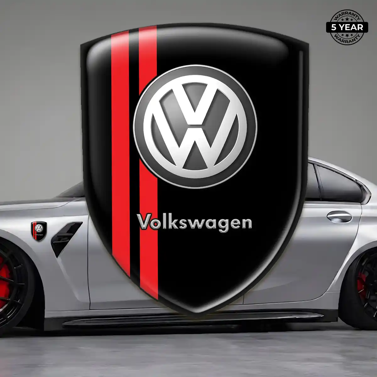 VW Emblem Silicone Sleek Style