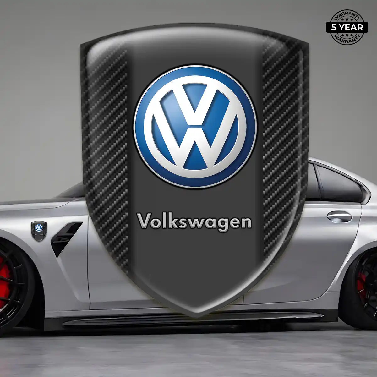 VW Emblem Sleek Style