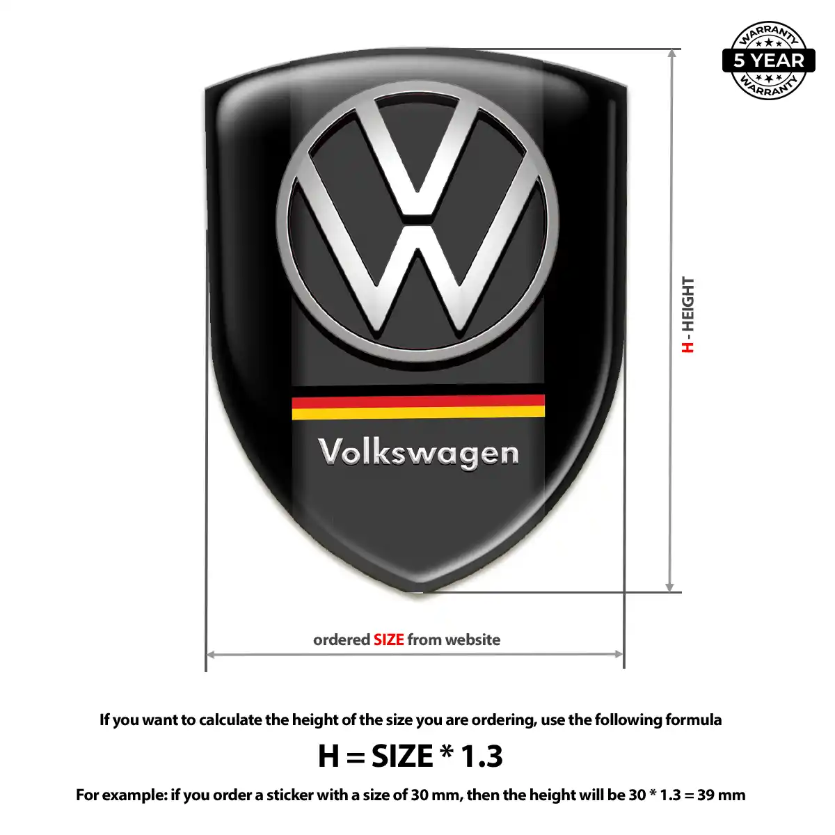 VW Emblem Superior Craft