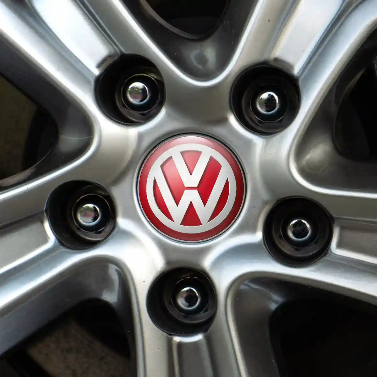 VW Emblem Wheel Center Caps Stylish Design