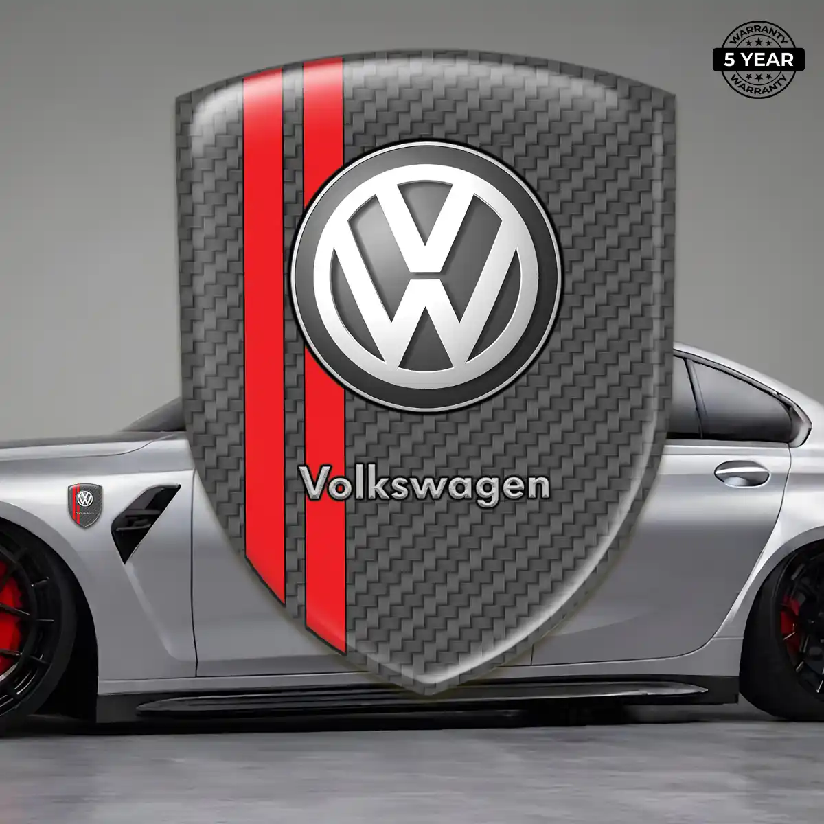 VW Epoxy Domed Sticker Prime Quality