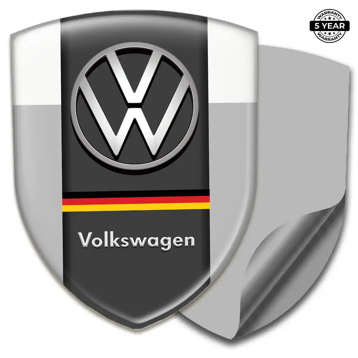 VW Gel Badge Sticker Elite Finish