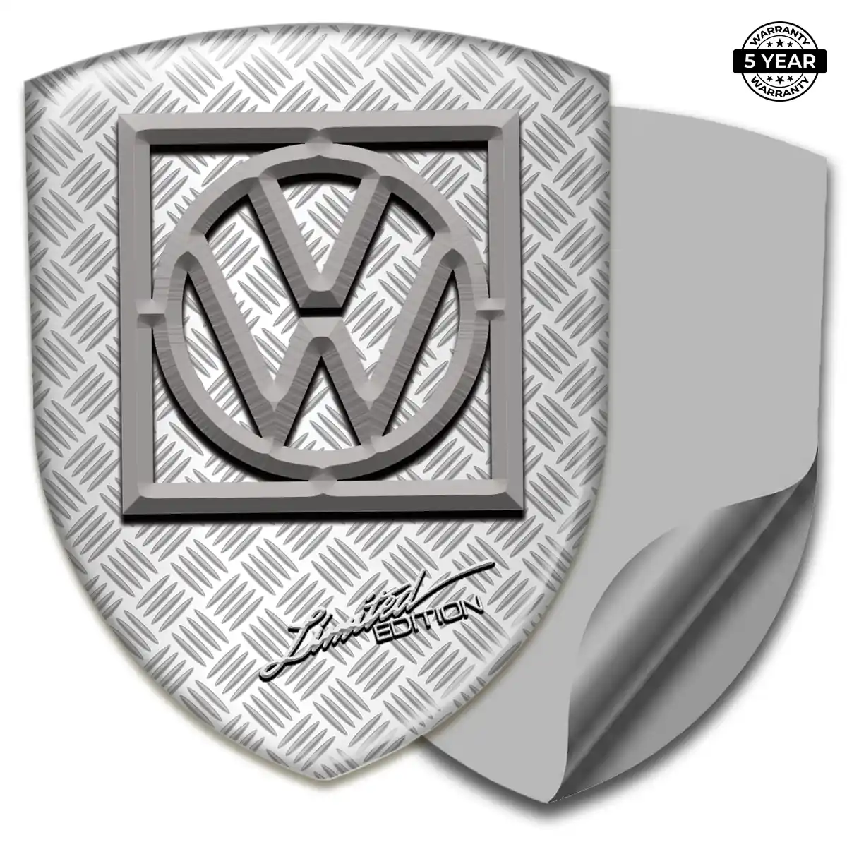 VW Gel Badge Sticker Refined Design