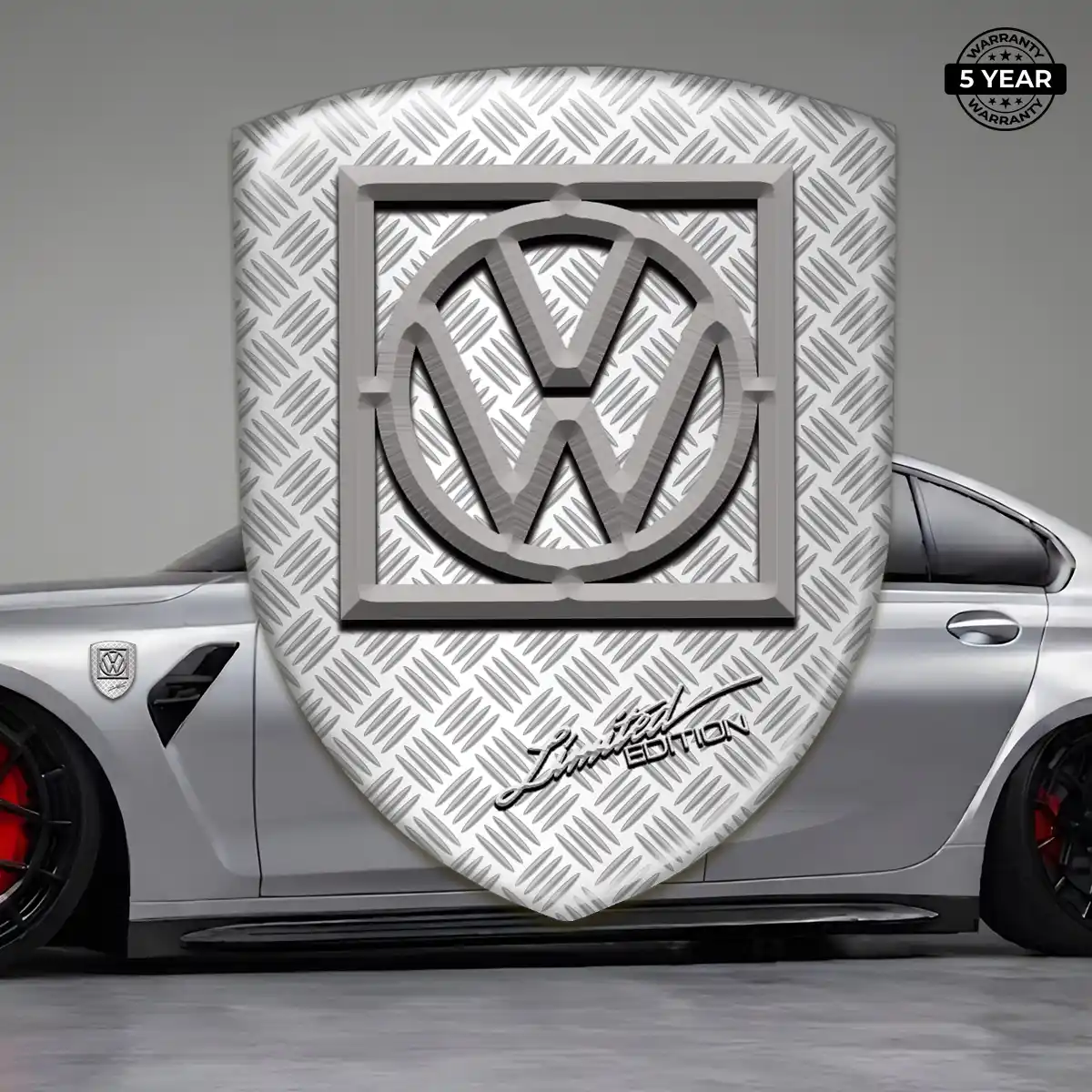 VW Gel Badge Sticker Refined Design