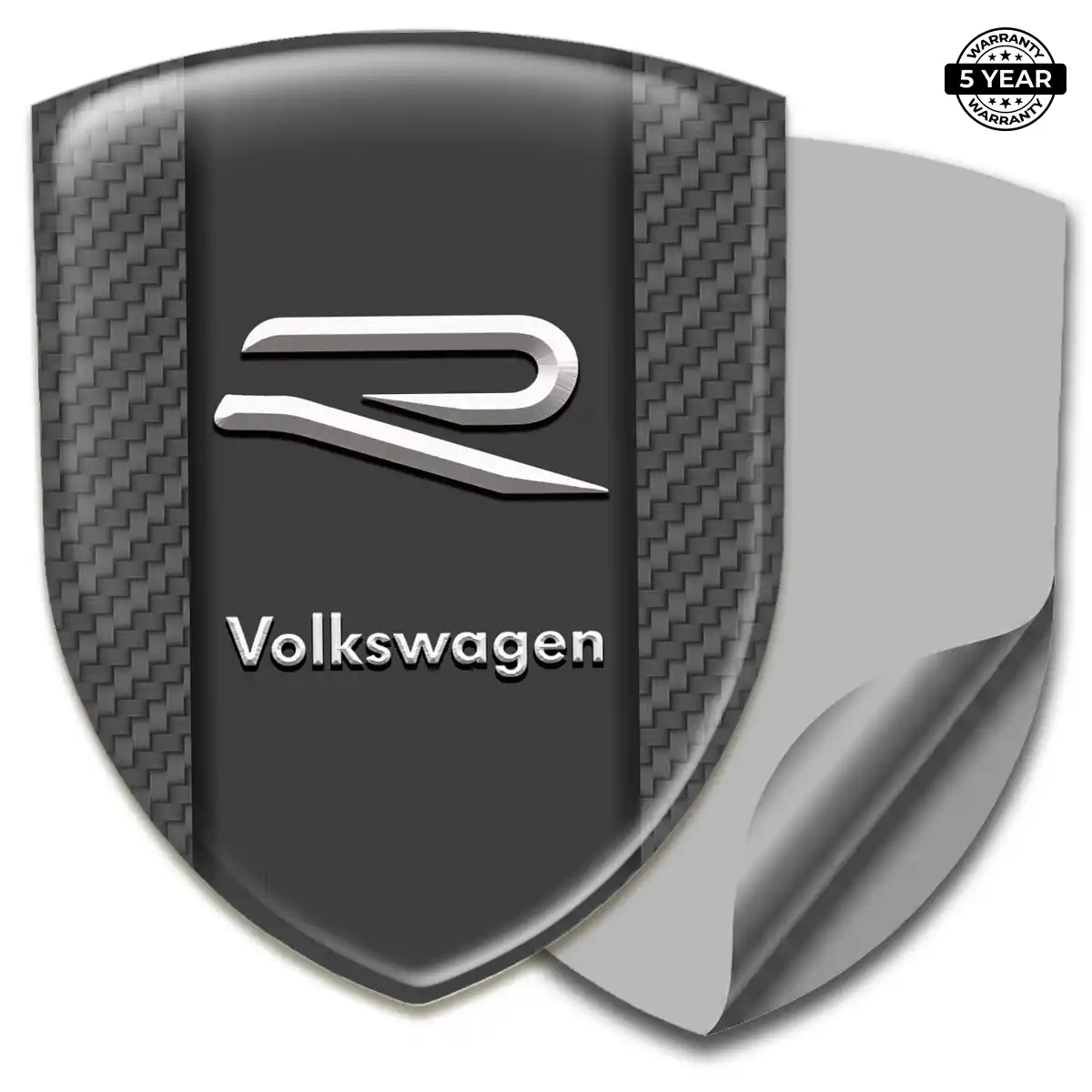 VW Gel Emblem Sticker Refined Design