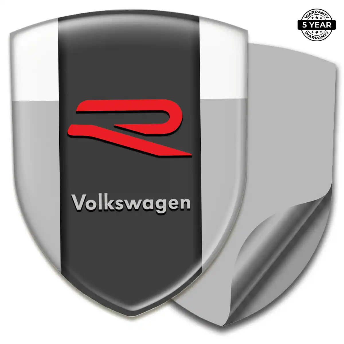 VW Gel Emblem Sticker Sleek Style