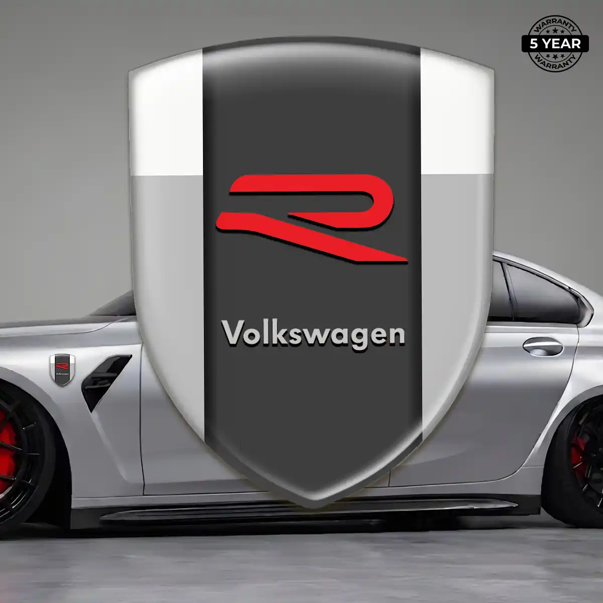 VW Gel Emblem Sticker Sleek Style