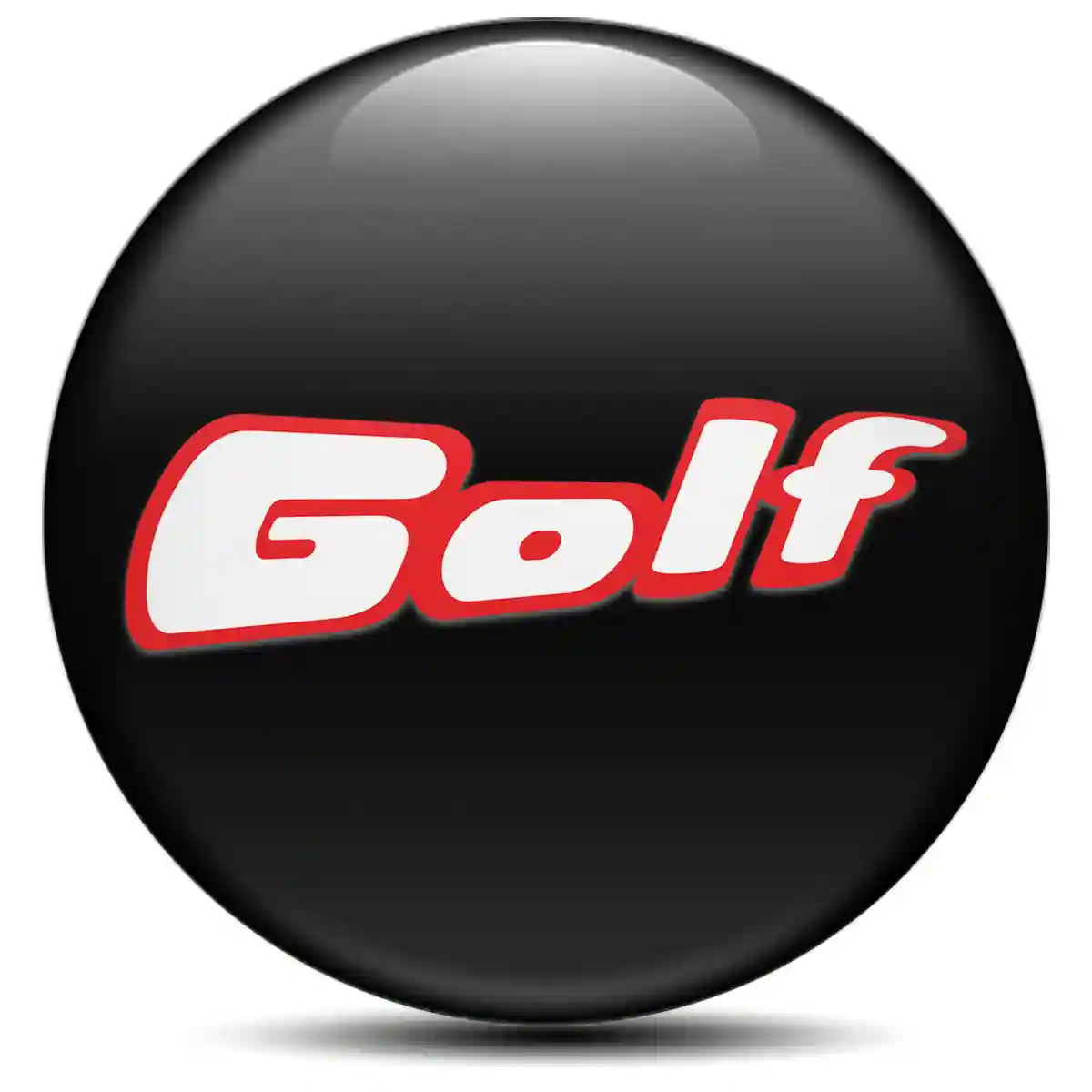 VW Golf Domed Emblem Stylish Design