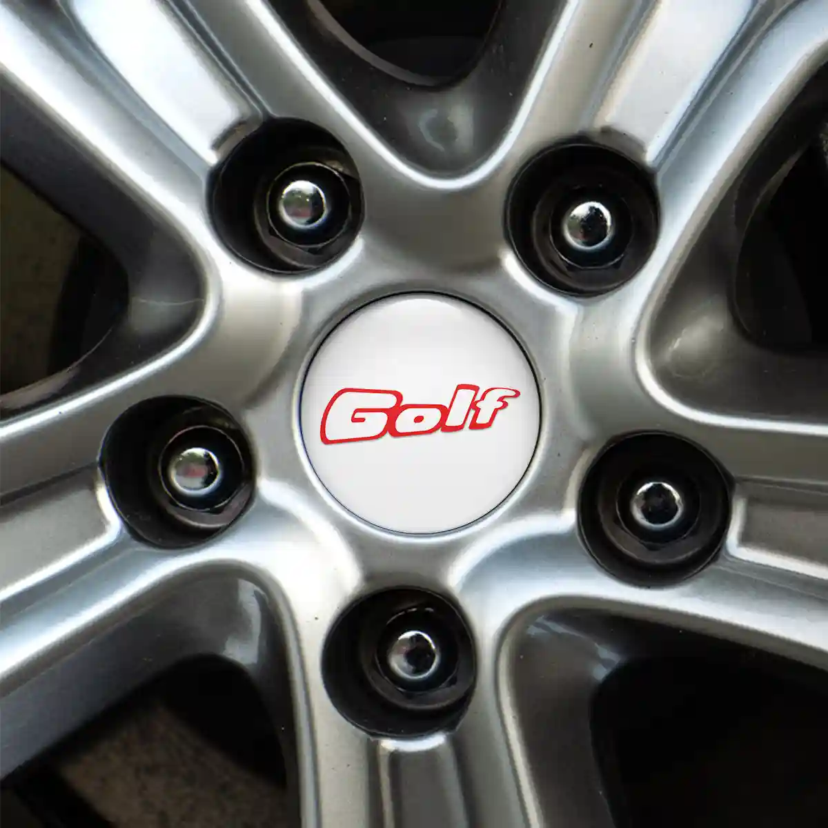 VW Golf Emblem Center Hup Cap Stylish Design