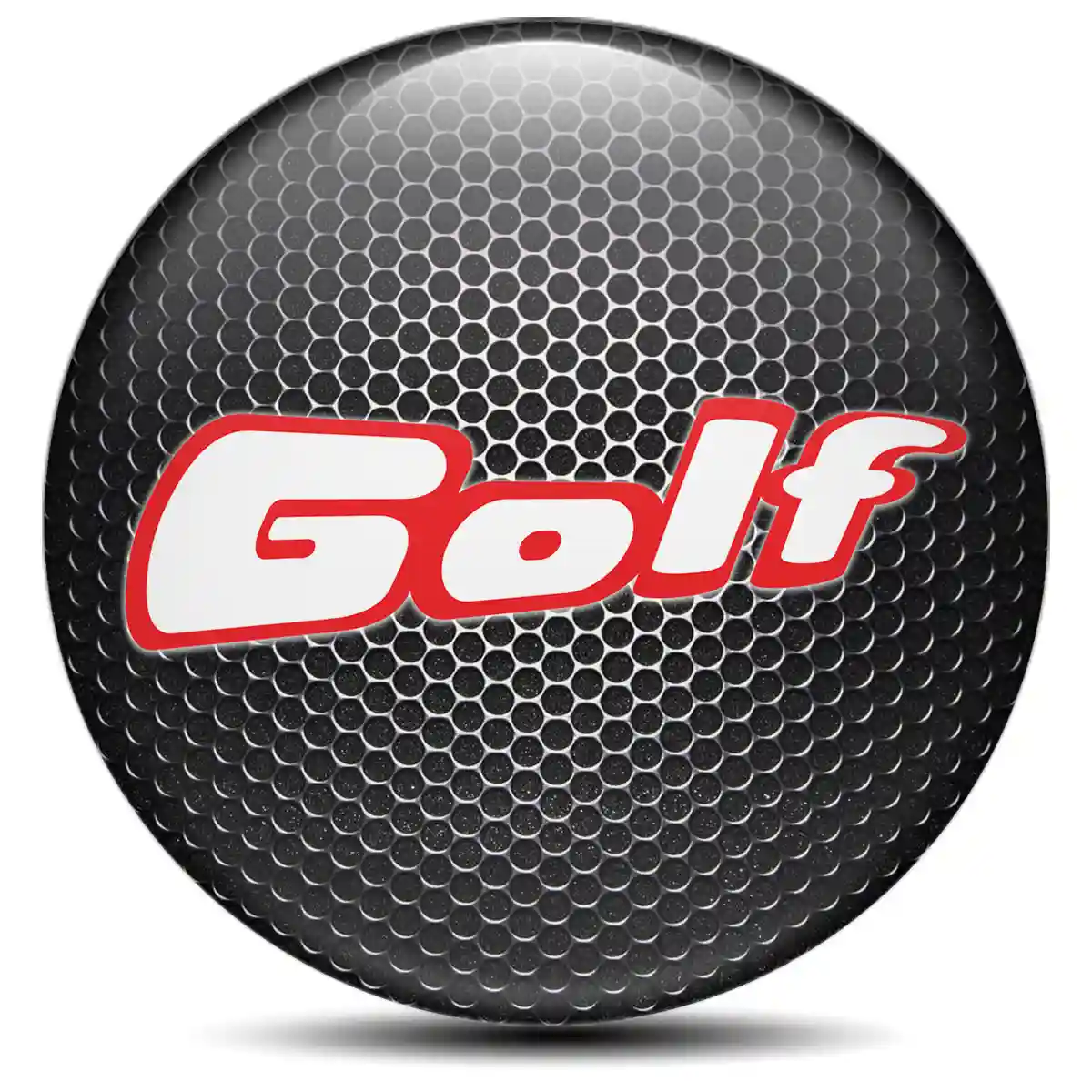 VW Golf Logo Silicone Sticker Stylish Design