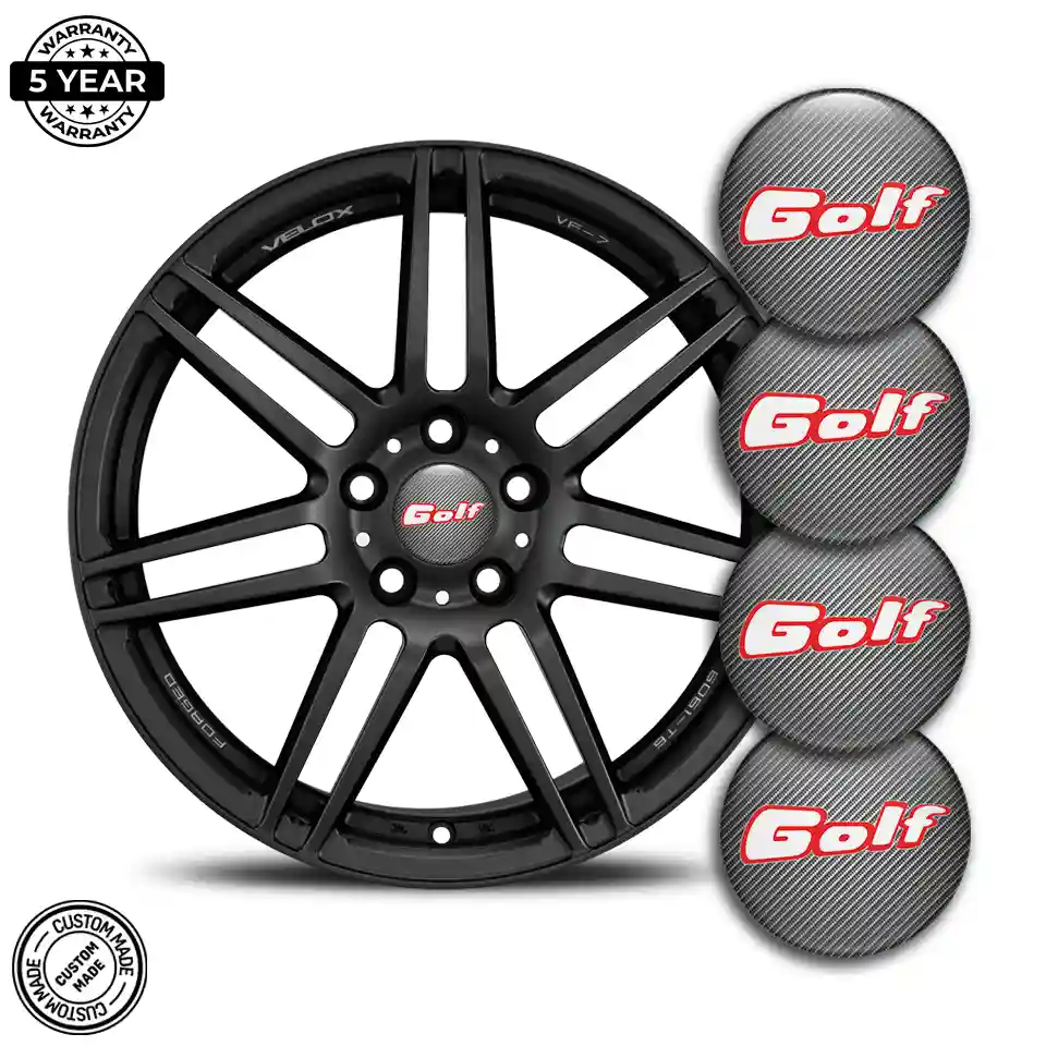 VW Golf Logo Sticker Stylish Design