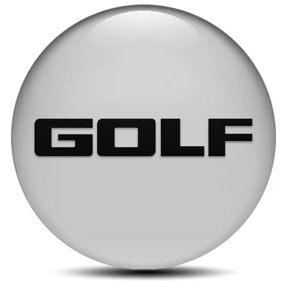 VW Golf Silicone Emblem Stylish Design