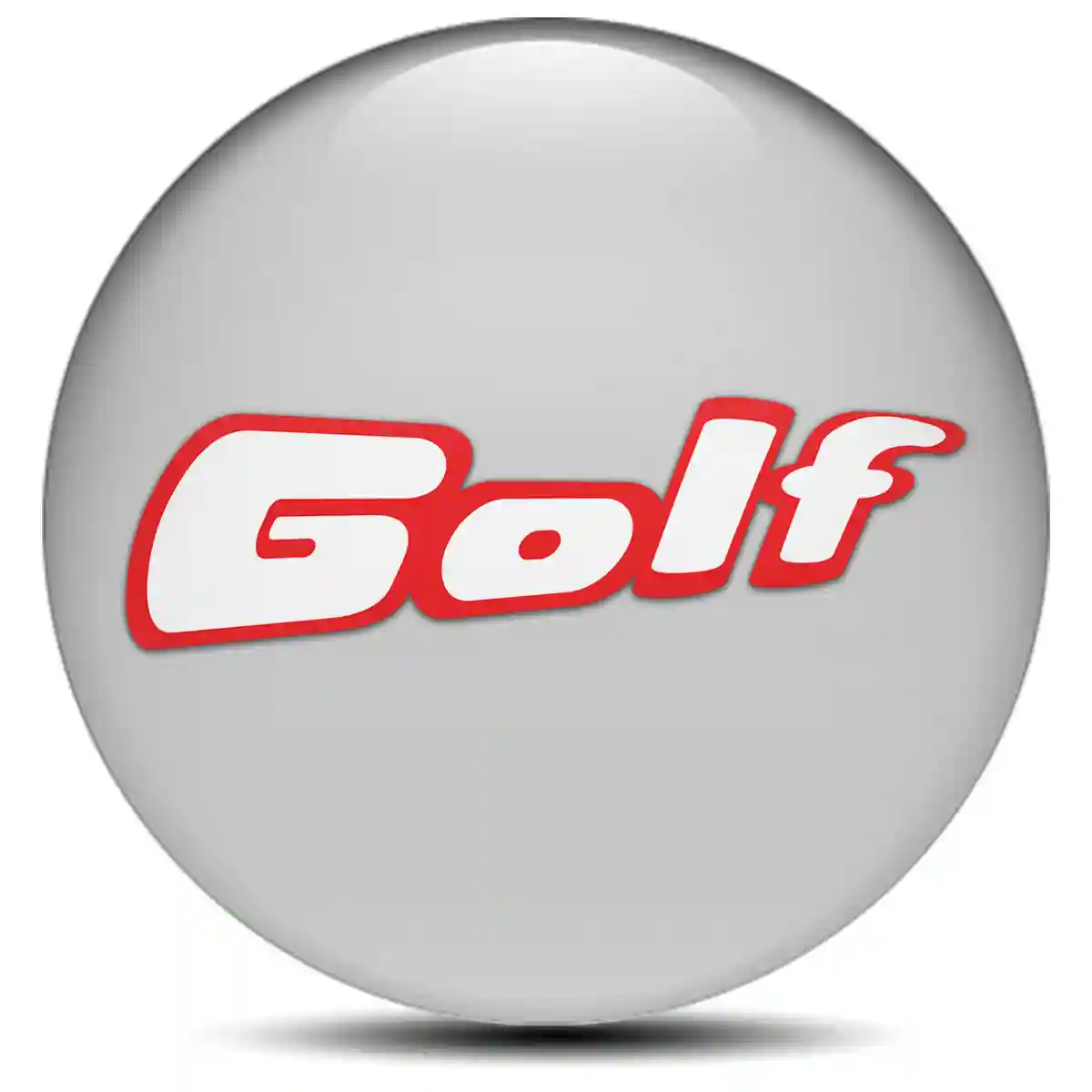 VW Golf Silicone Sticker Self-Adhesive Stylish Design