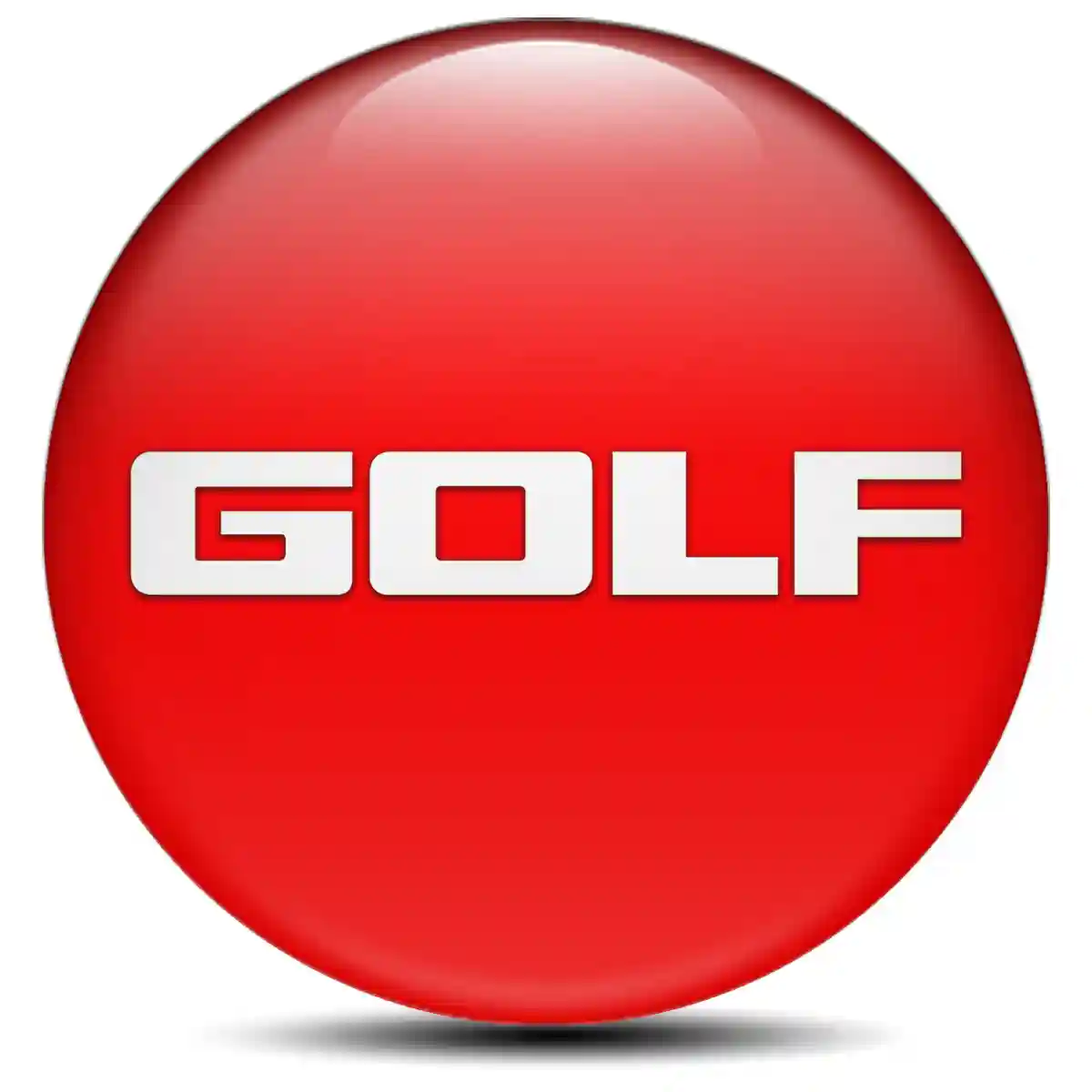 VW Golf Silicone Sticker Stylish Design