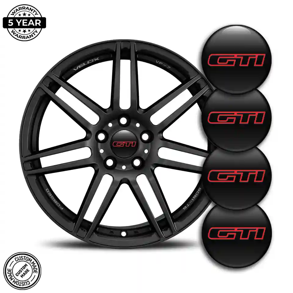 VW GTI Domed Emblem Stylish Design