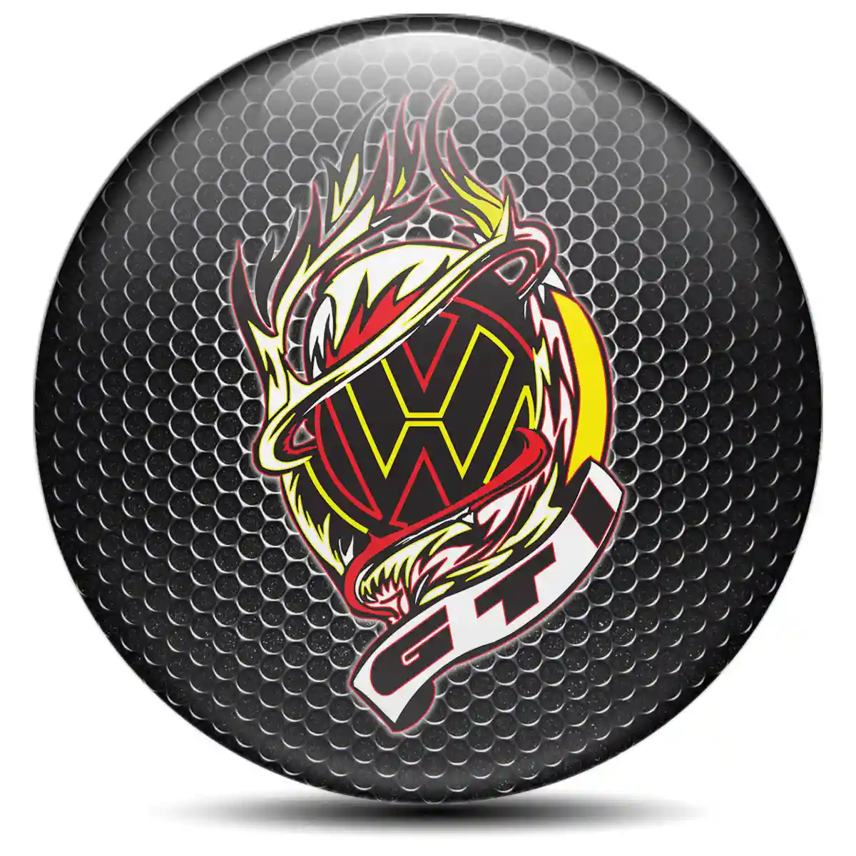 VW GTI Emblem Center Hup Cap High Quality