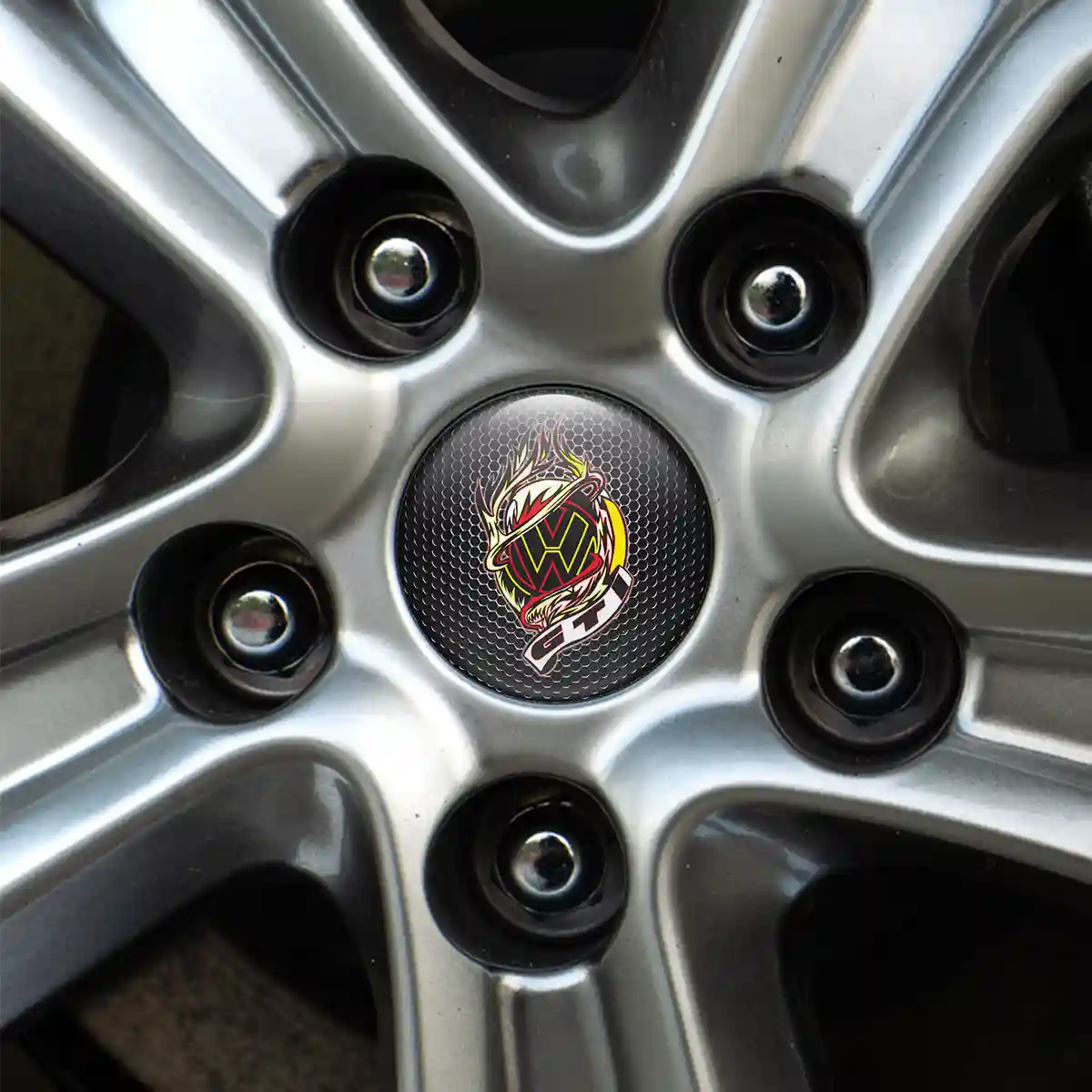 VW GTI Emblem Center Hup Cap High Quality
