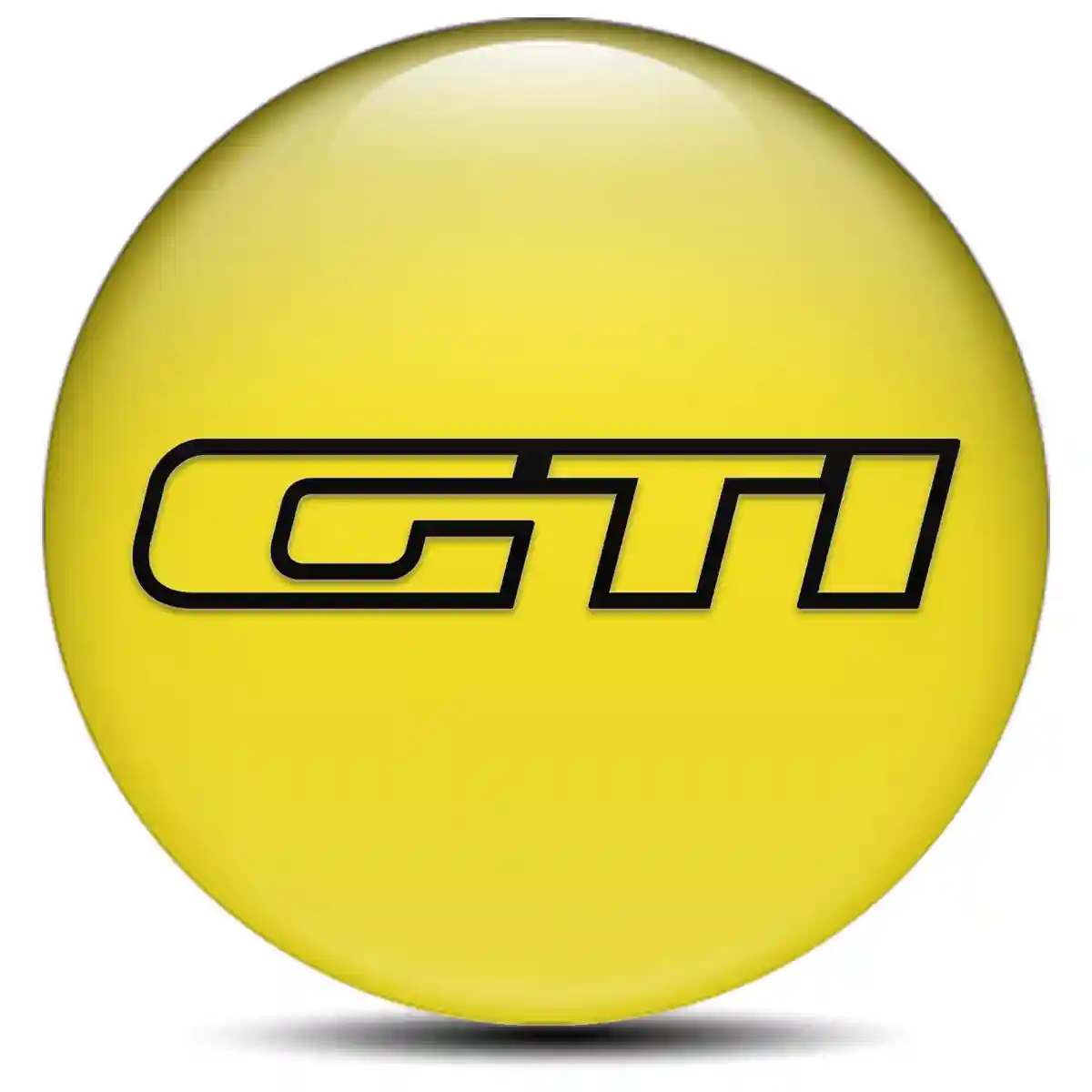 VW GTI Emblem Epoxy Self-Adhesive Stylish Design