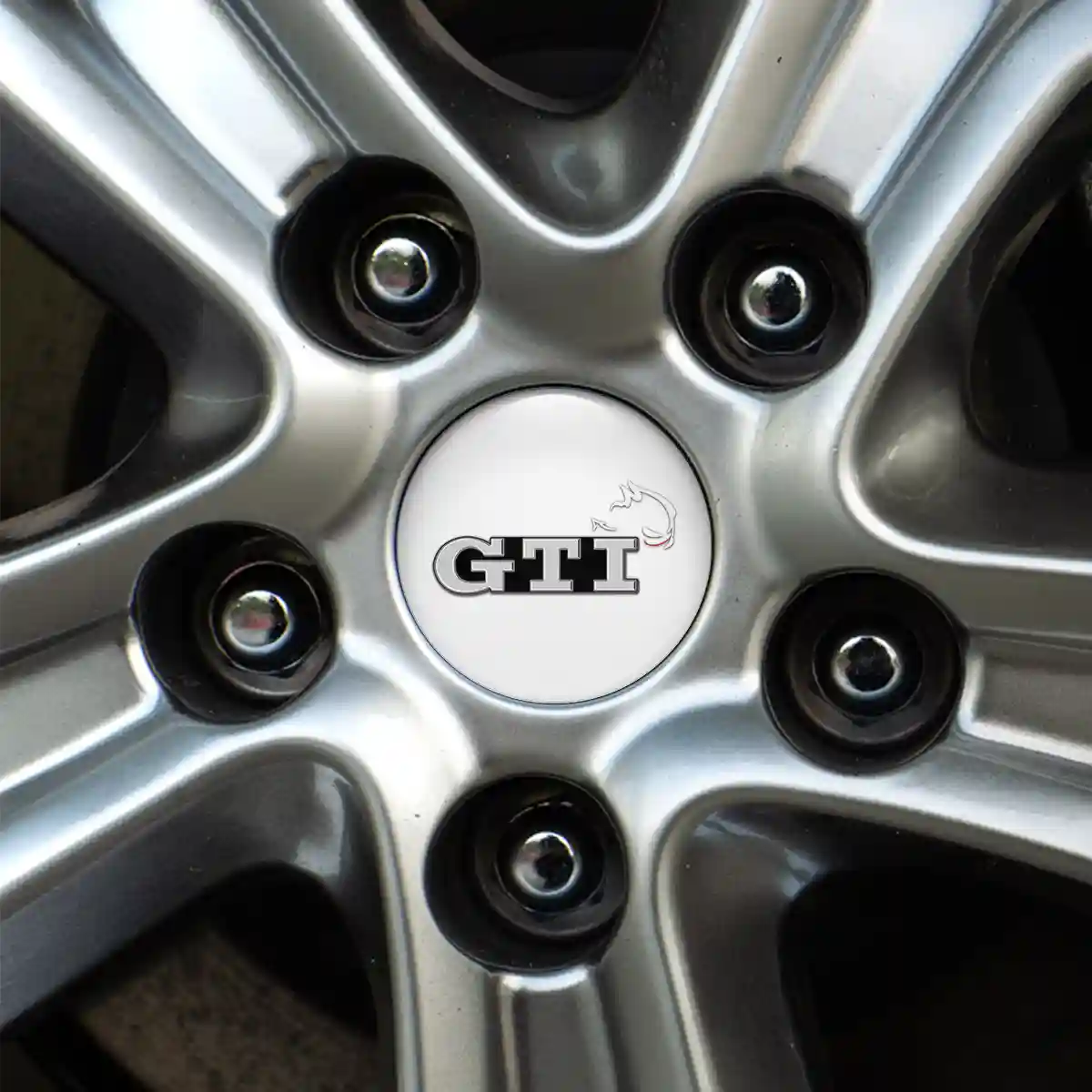 VW GTI Logo Sticker High Quality