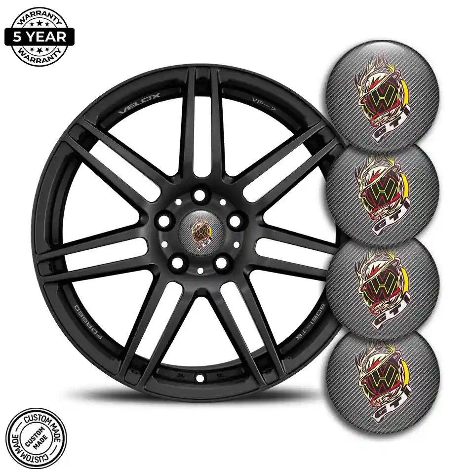 VW GTI Silicone Emblem Self-Adhesive High Quality