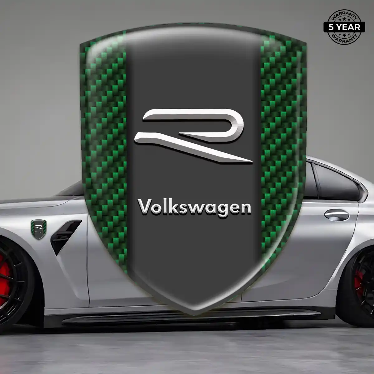VW Logo Badge Refined Design
