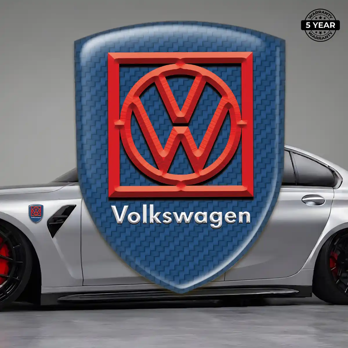 VW Logo Emblem Refined Design