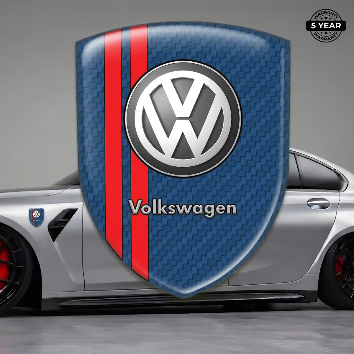 VW Logo Emblem Sleek Style