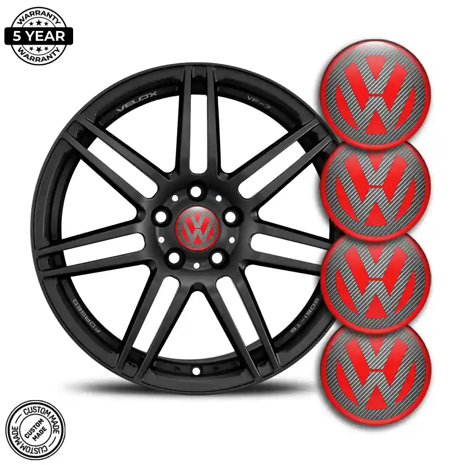 VW Logo Silicone Badge Premium Quality