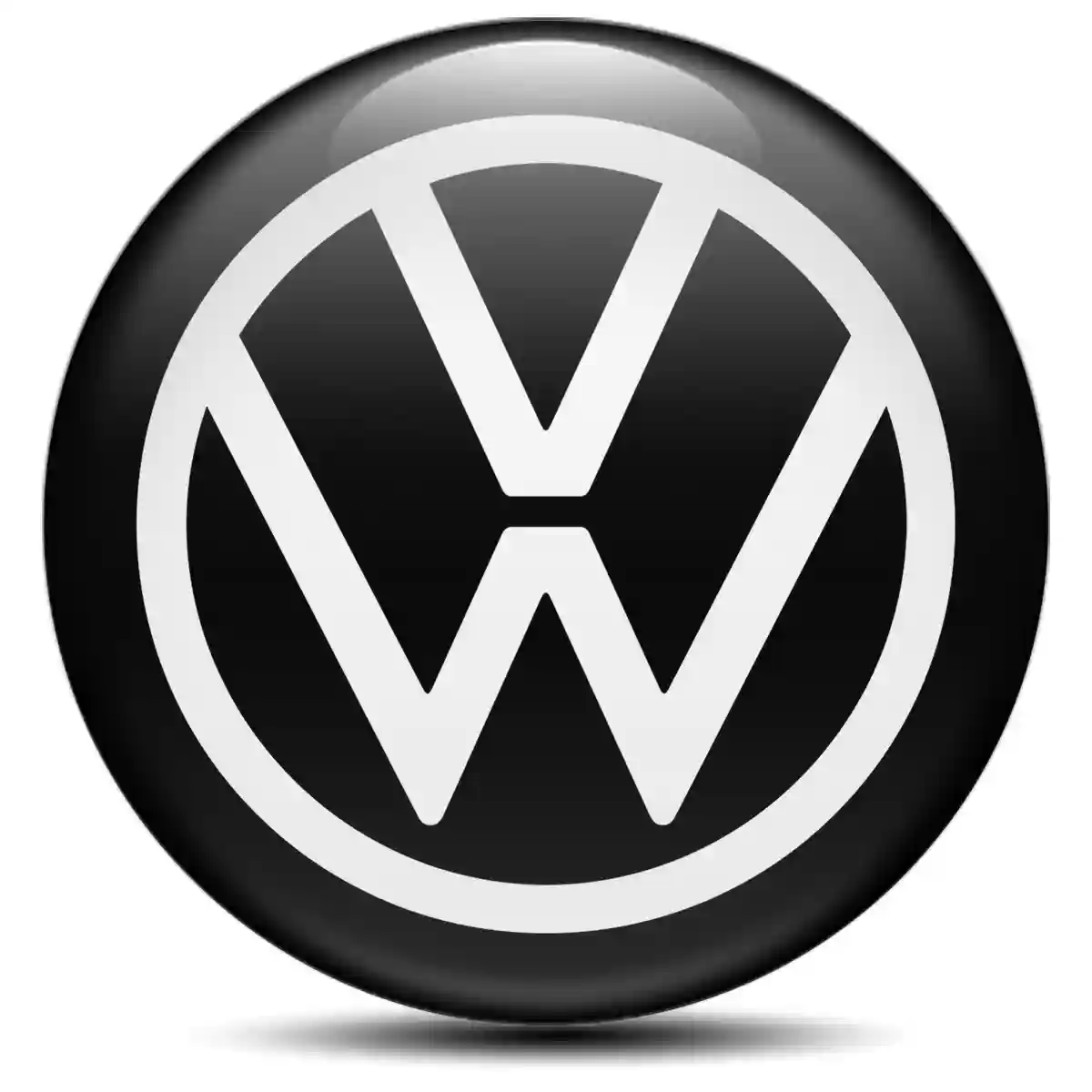 VW Logo Silicone Badge Self-Adhesive High Quality