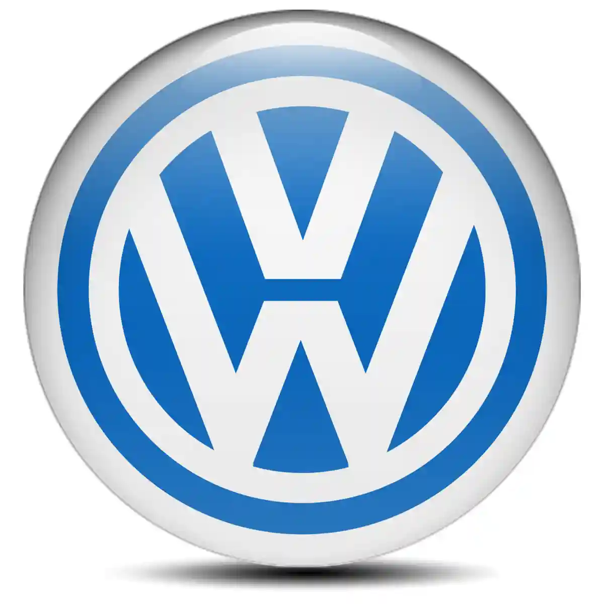 VW Logo Silicone Emblem Stylish Design