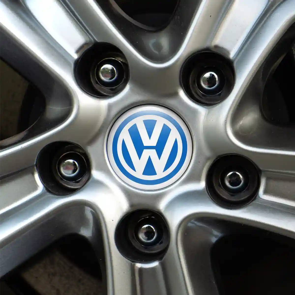 VW Logo Silicone Emblem Stylish Design