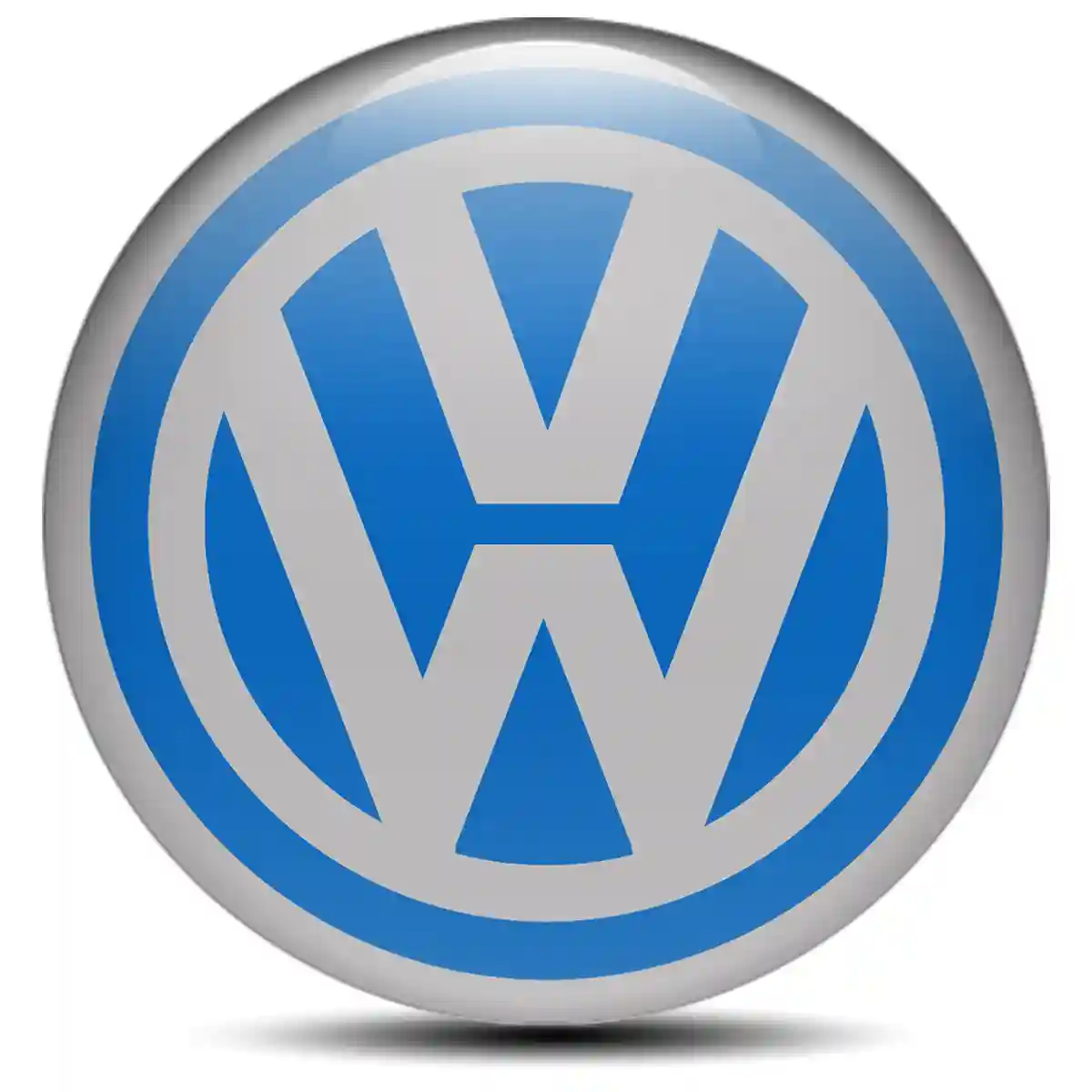 VW Logo Silicone Sticker High Quality