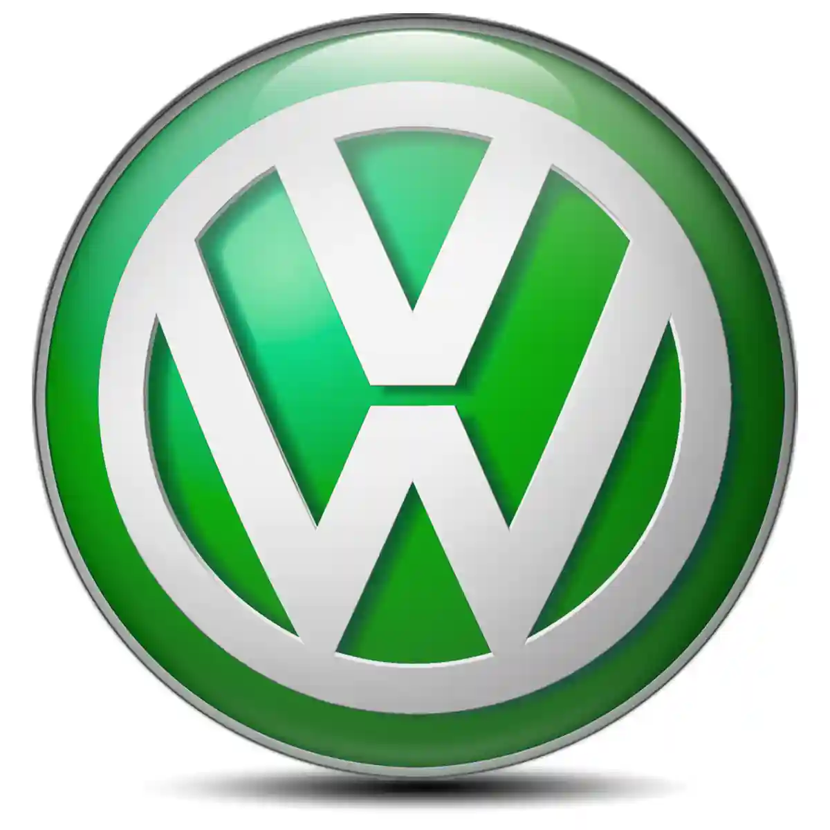 VW Logo Silicone Sticker Self-Adhesive High Quality