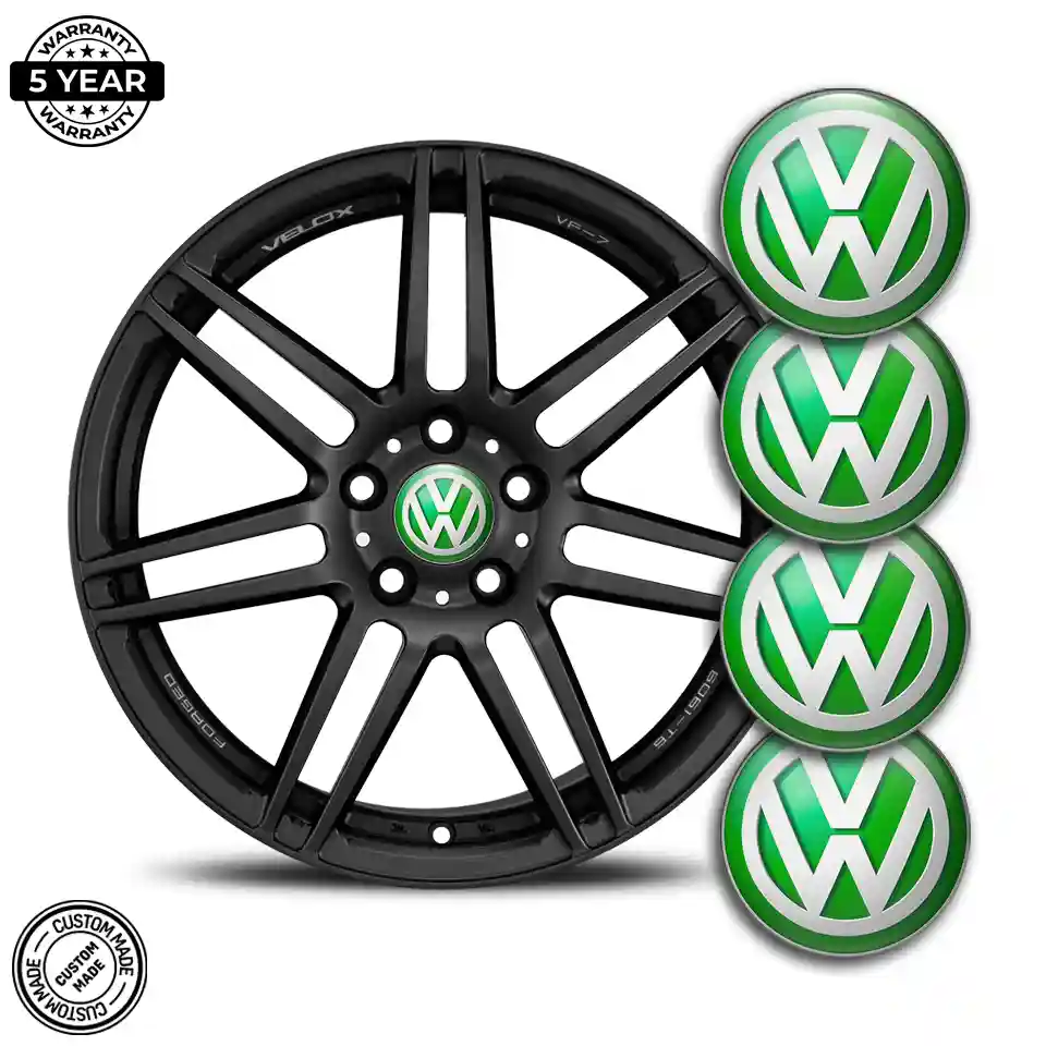 VW Logo Silicone Sticker Self-Adhesive High Quality