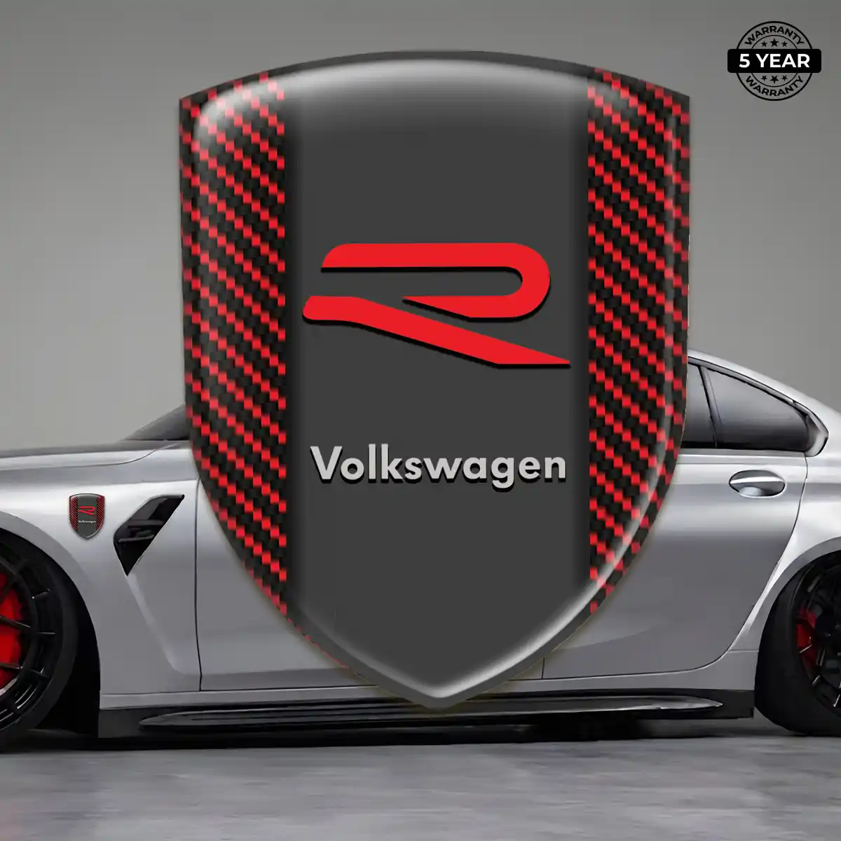VW Logo Sticker Sleek Style
