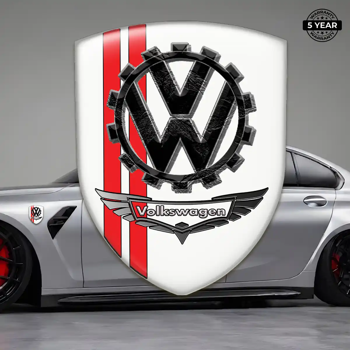 VW Polyurethane Domed Sticker Elite Finish
