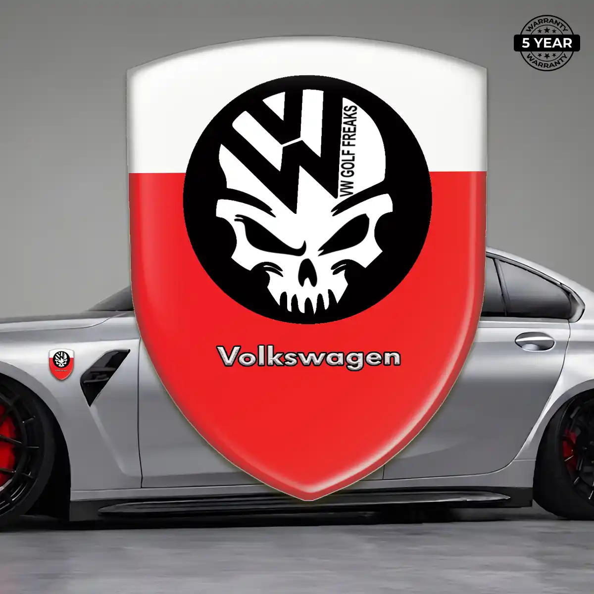 VW Polyurethane Domed Sticker Prime Quality