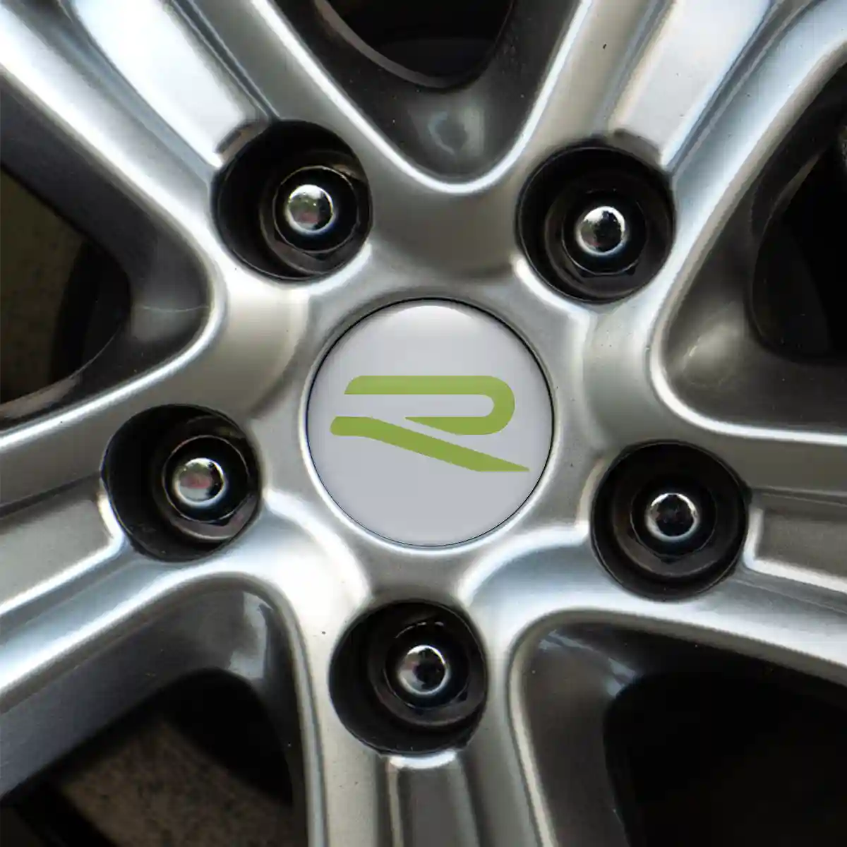 VW R Line Domed Emblem Self-Adhesive Stylish Design