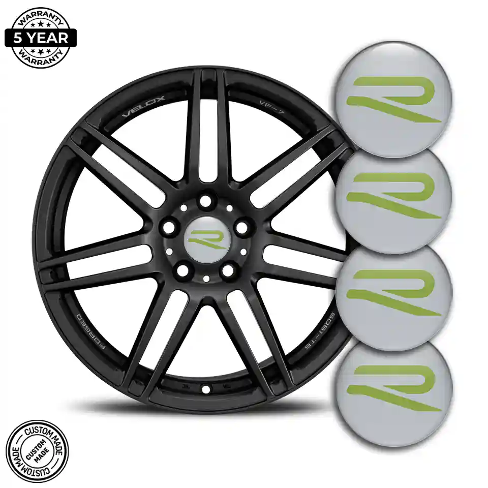 VW R Line Domed Emblem Self-Adhesive Stylish Design