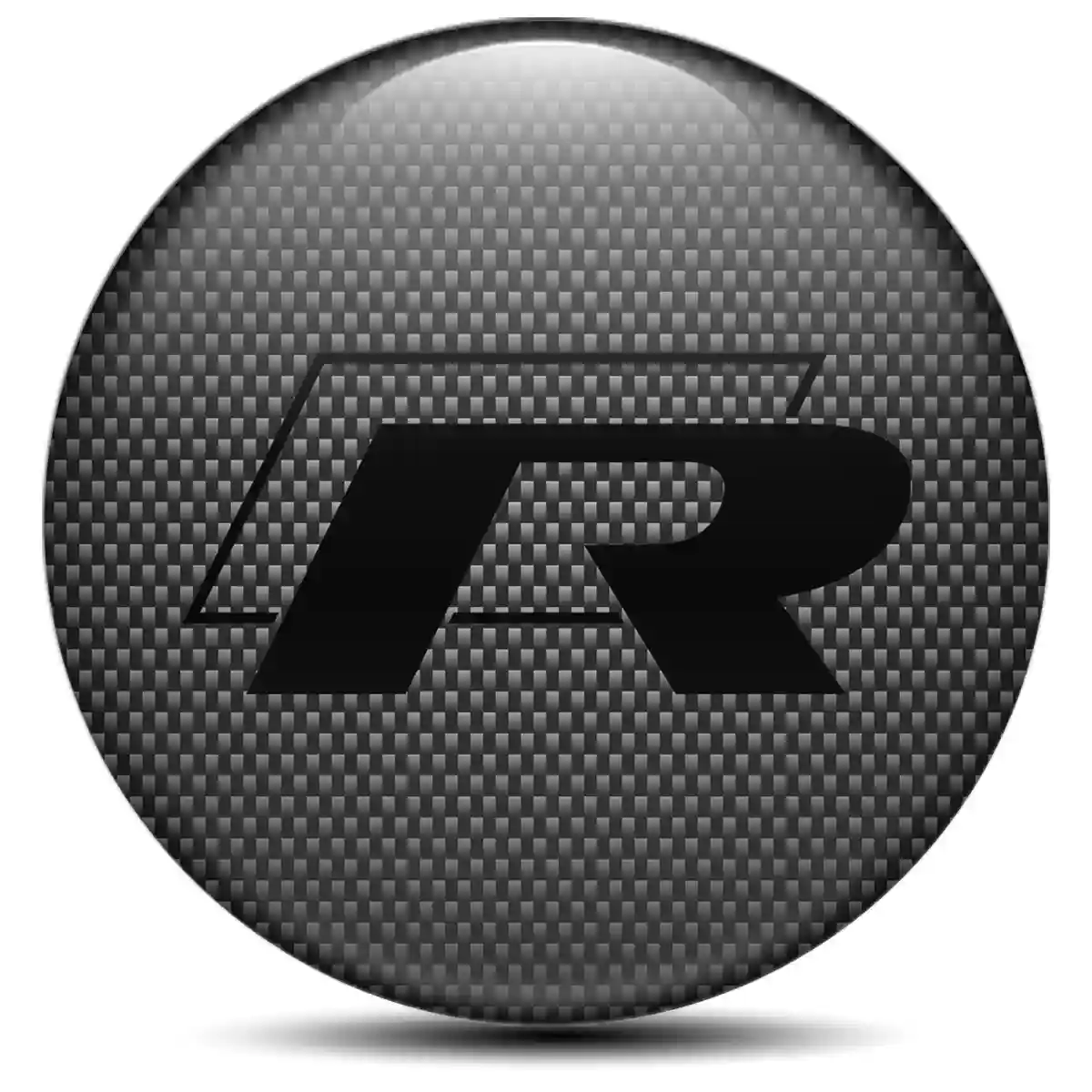 VW R Line Emblem Center Hub Cap Self-Adhesive Stylish Design