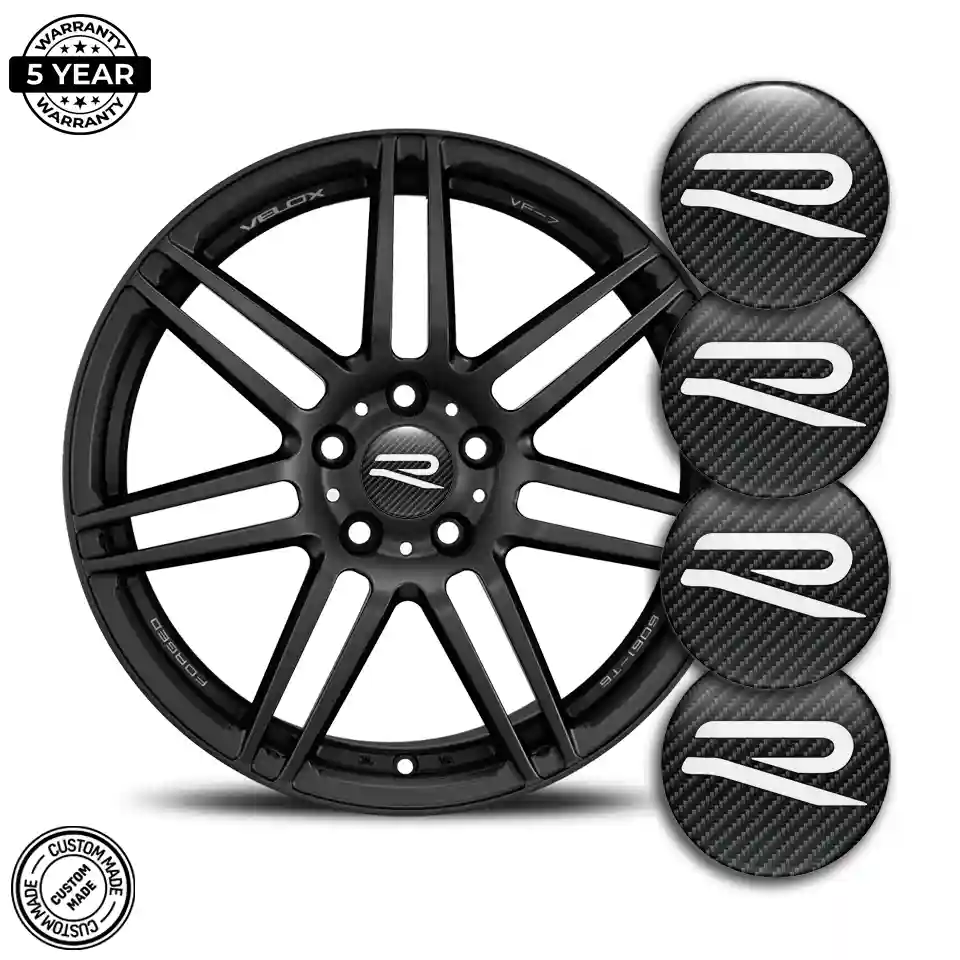 VW R Line Emblem Wheel Center Caps High Quality