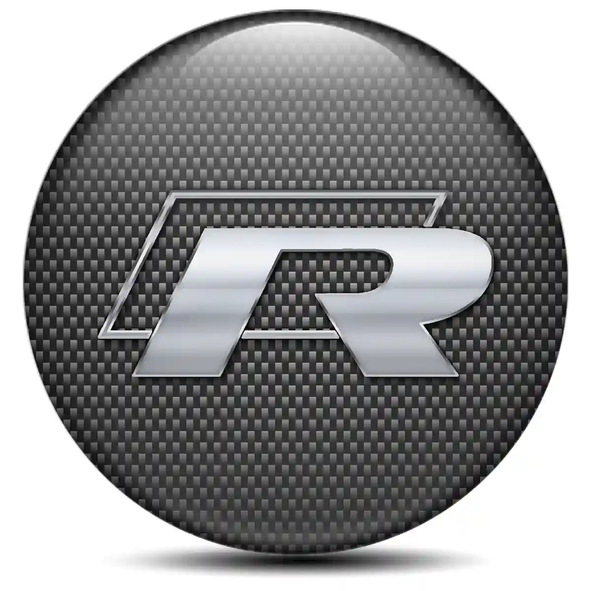 VW R Line Epoxy Sticker Stylish Design