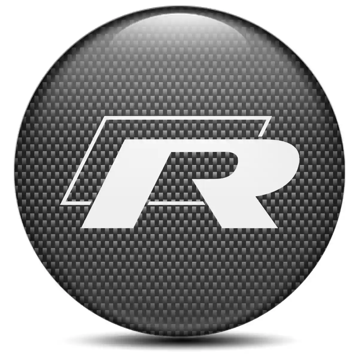 VW R Line Logo Silicone Badge High Quality