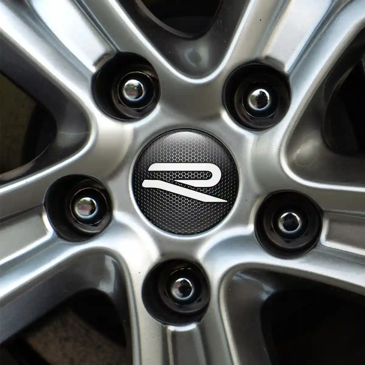 VW R Line Silicone Emblem Self-Adhesive High Quality