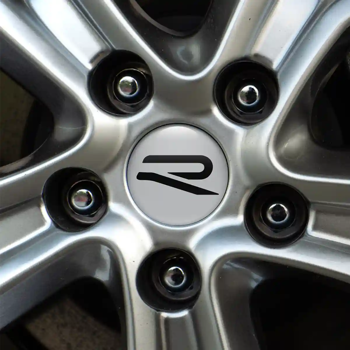 VW R Line Silicone Sticker Stylish Design