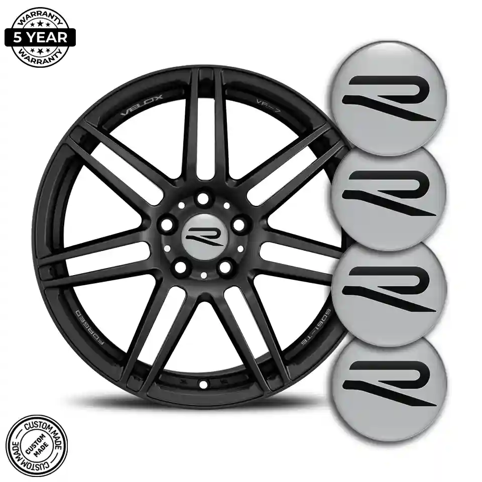 VW R Line Silicone Sticker Stylish Design
