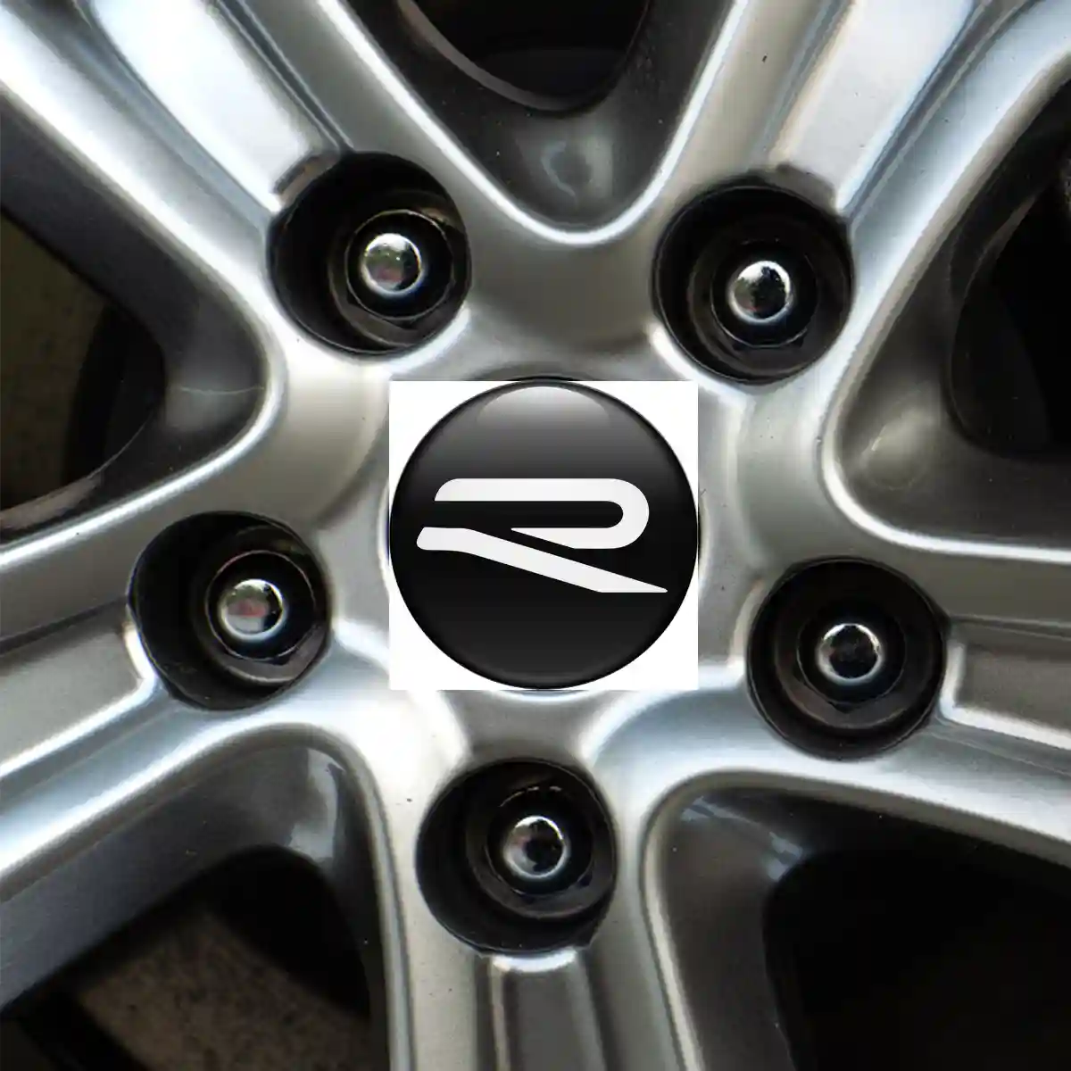 VW R Line Wheel Emblem Self-Adhesive High Quality
