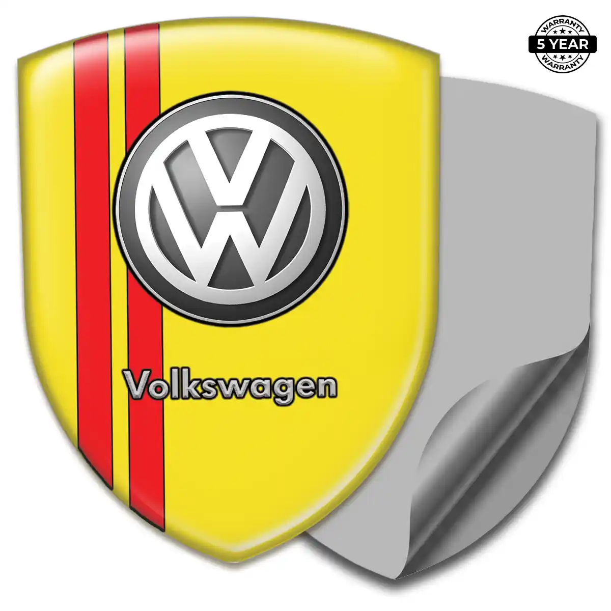 VW Resin Badge Sticker Elite Finish