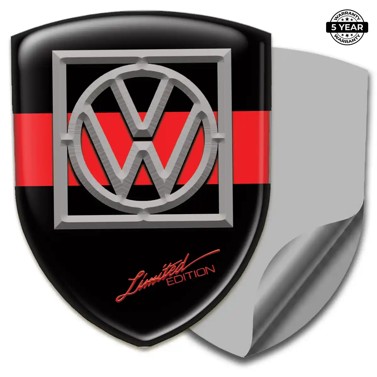 VW Resin Domed Sticker Sleek Style