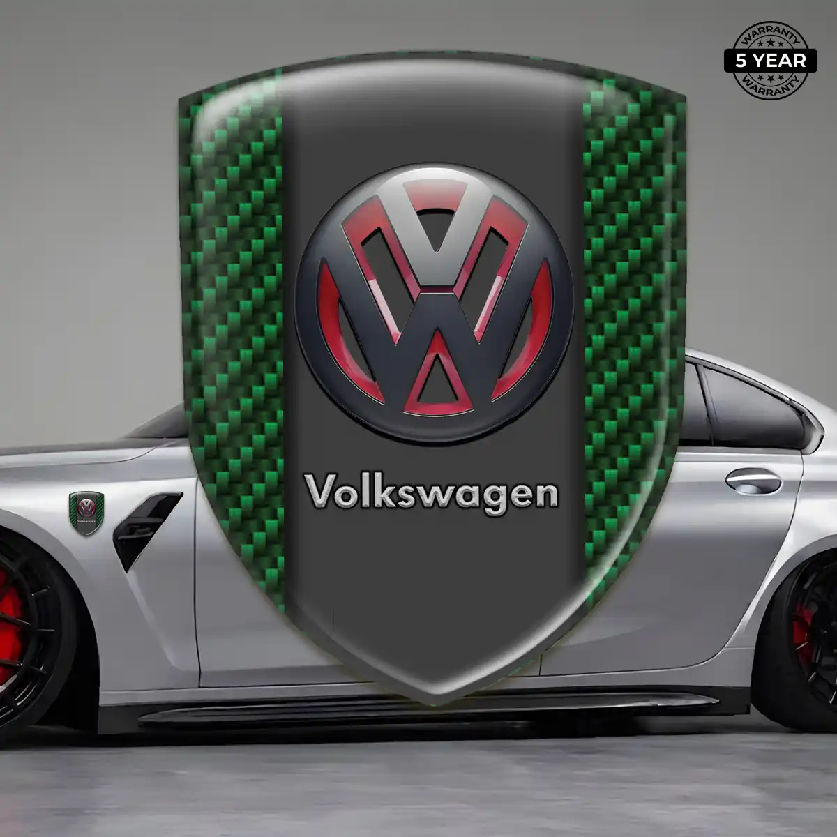 VW Resin Emblem Sticker Elite Finish